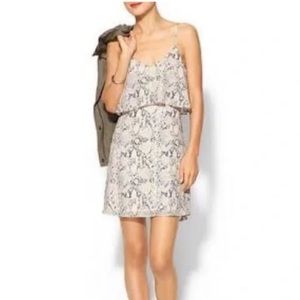 Rory Beca Snakeskin V-neck Slip Dress Size L